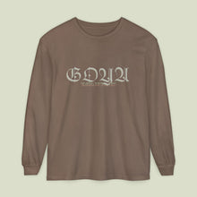 Load image into Gallery viewer, GOYA VZN SZN 2 --- UNISEX L/S V2 "ESPRESSO/WMN V1"