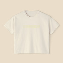 Load image into Gallery viewer, GOYA VZN WAREHOUSE MANAGEMENT "LUCIENTES" BOXY TEE