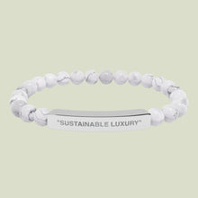 Load image into Gallery viewer, NATURAL STONE "SUSTAINABLE LUXURY" TENNIS BRACELET