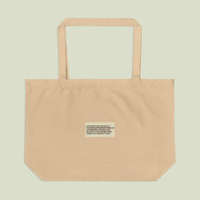 Load image into Gallery viewer, "GLOBAL DISTRIBUTION/SUSTAINABLE LUXURY" GOYA SPLY ECO-TOTE