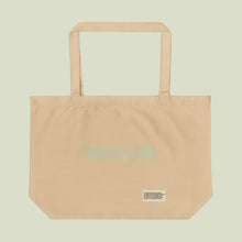 Load image into Gallery viewer, vegan/eco-cotton large travel tote