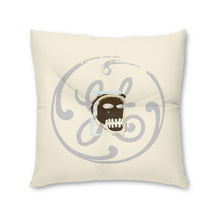 Load image into Gallery viewer, Warhol Basquiat Inspired Tufted Floor Pillow, Hypebeast Modern Home Decor
