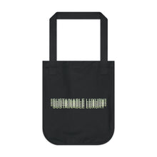 Load image into Gallery viewer, "SUSTAINABLE LUXURY" ORGANIC CAVAS TOTE V2
