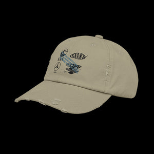 OFF DONDA ENGINEERING DISTRESSED HAT