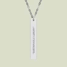 Load image into Gallery viewer, GOYA VZN SUSTAINABLE LUXURY VERTICAL BAR NECLACE
