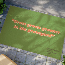 Load image into Gallery viewer, V.ABLOH &quot;WET GRASS // KEEP OFF &quot; rug
