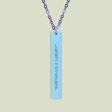 Load image into Gallery viewer, GOYA VZN SUSTAINABLE LUXURY VERTICAL BAR NECLACE
