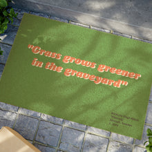 Load image into Gallery viewer, Hypebeast Inspired Doormat, Virgil Abloh Wet Grass Rug
