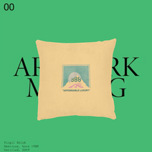 Load image into Gallery viewer, &quot;AFFORDABLE LUXURY&quot; SAND/PINK THROW PILLOW
