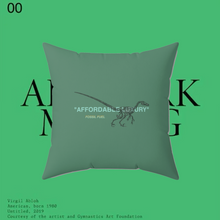 Load image into Gallery viewer, &quot;FOSSIL FUEL&quot; VZN SPLY SUEDE PILLOW
