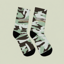 Load image into Gallery viewer, RECYCLED POLY SOCKS - "FROST" CAMO
