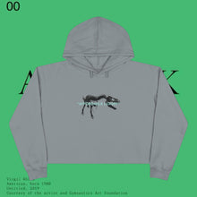 Load image into Gallery viewer, &quot;FLD MSM&quot; VZN SPLY CROP HOODIE
