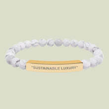 Load image into Gallery viewer, NATURAL STONE "SUSTAINABLE LUXURY" TENNIS BRACELET
