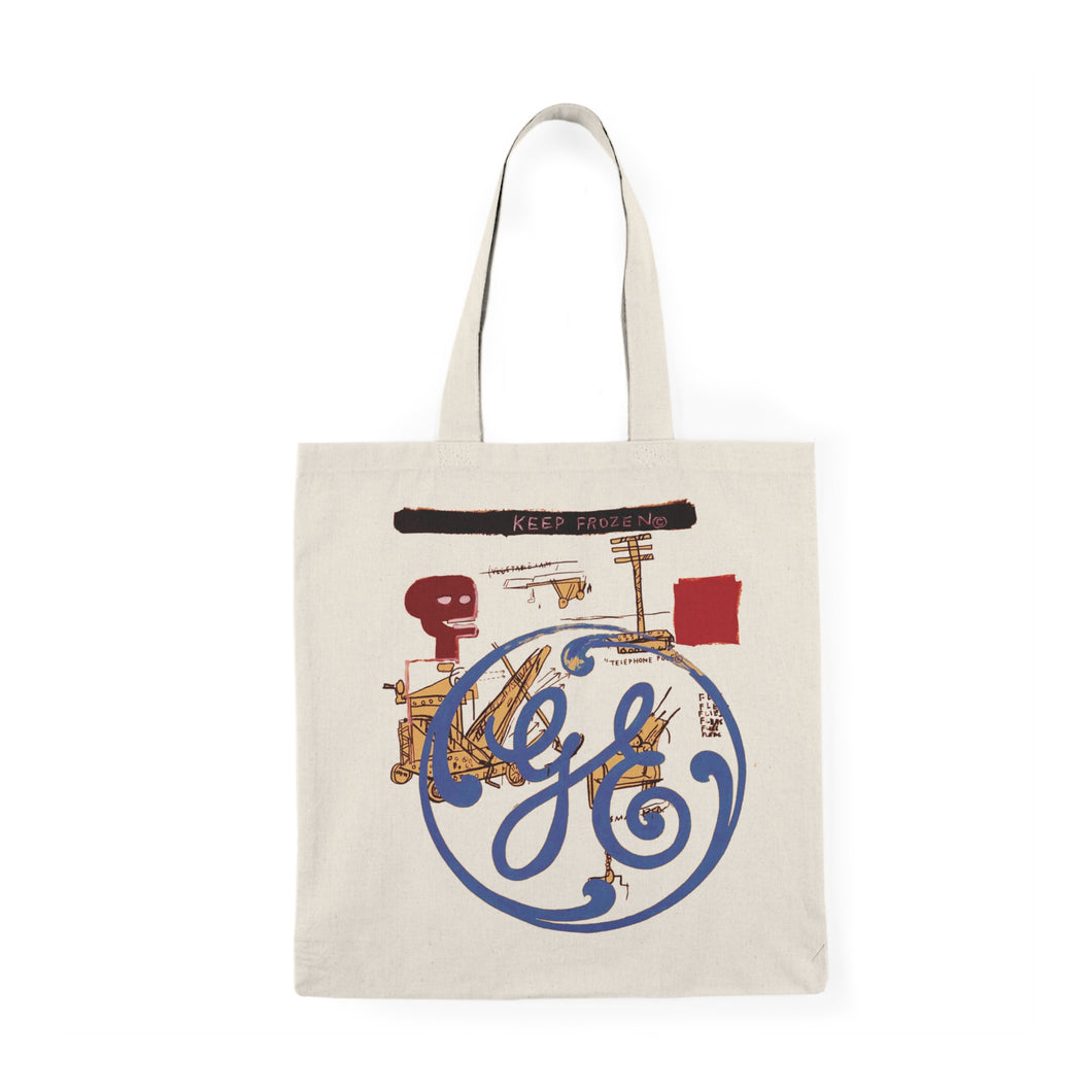 Postmoderism Natural Tote Bag, Warhol Basquiat Hypebeast bag