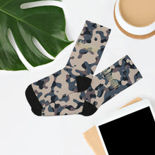 Load image into Gallery viewer, SUSTAINABLE LUXURY RECYCLED POLY SOCKS "ICELAND" CAMO
