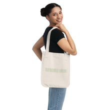 Load image into Gallery viewer, "SUSTAINABLE LUXURY" ORGANIC CAVAS TOTE V2
