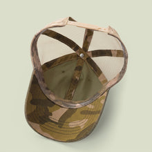 Load image into Gallery viewer, logo/camo trucker hat.

